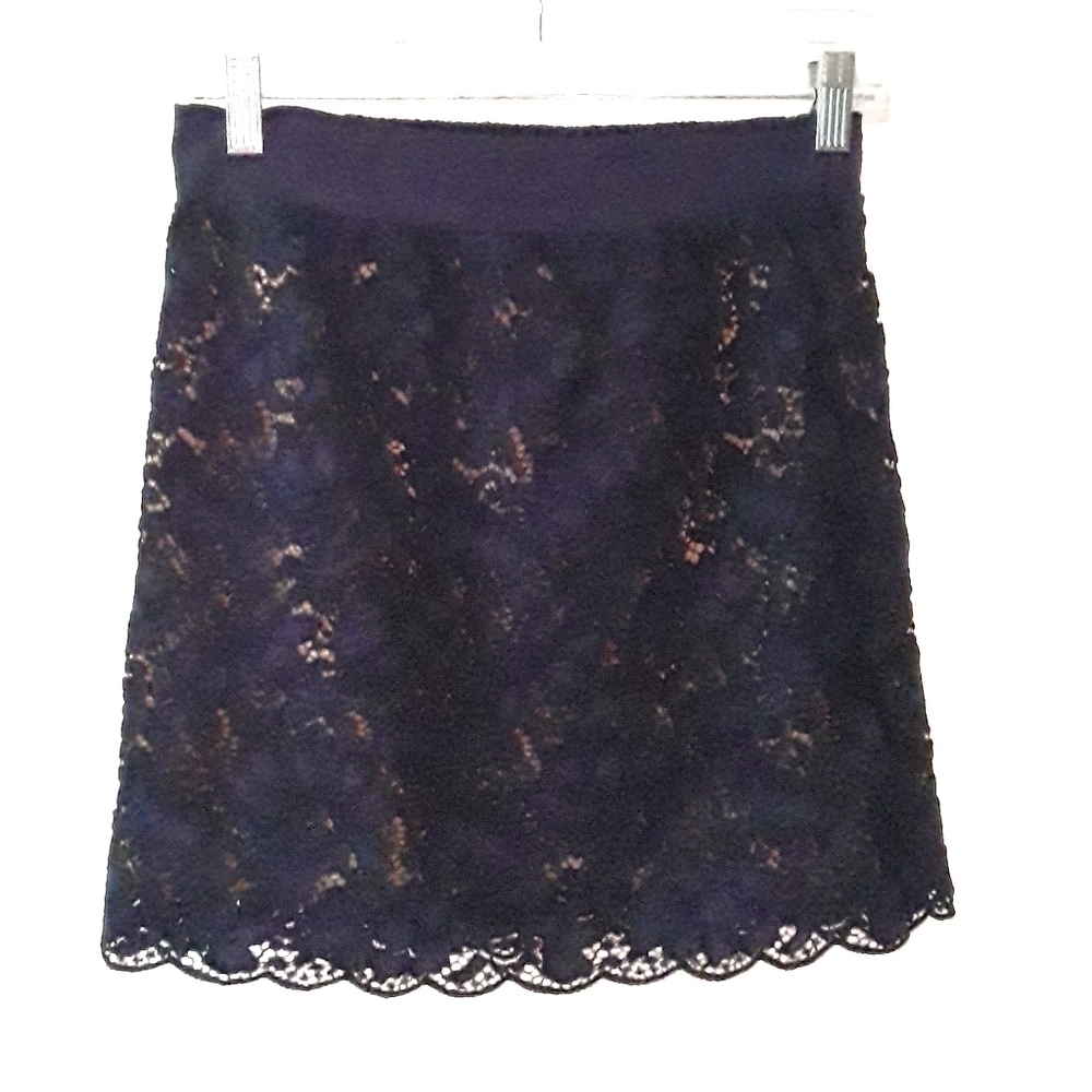 Lenny Niemeyer Navy Lace Skirt